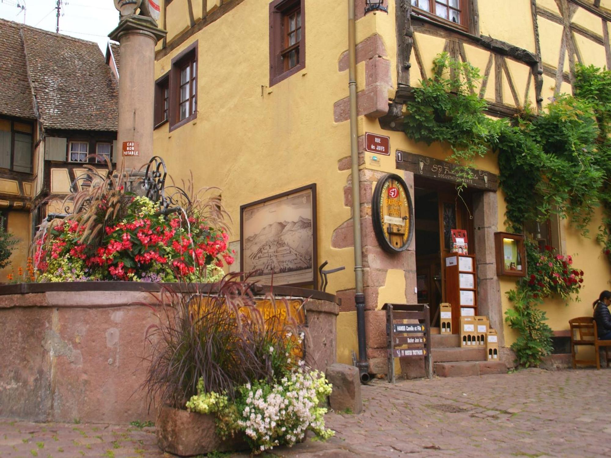 An Apartment In A 17Th Century Wine Grower S House リクヴィール エクステリア 写真