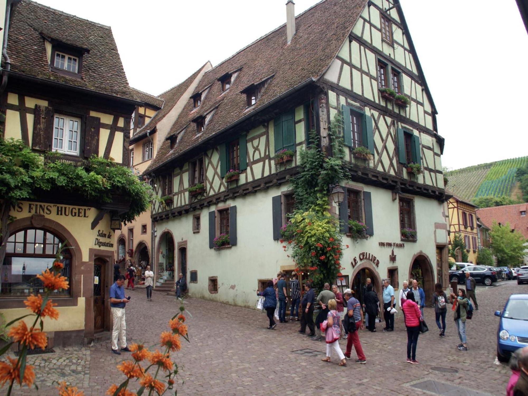 An Apartment In A 17Th Century Wine Grower S House リクヴィール エクステリア 写真